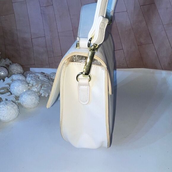 Katie Loxton London Leather Crossbody White Small - Picture 9 of 13